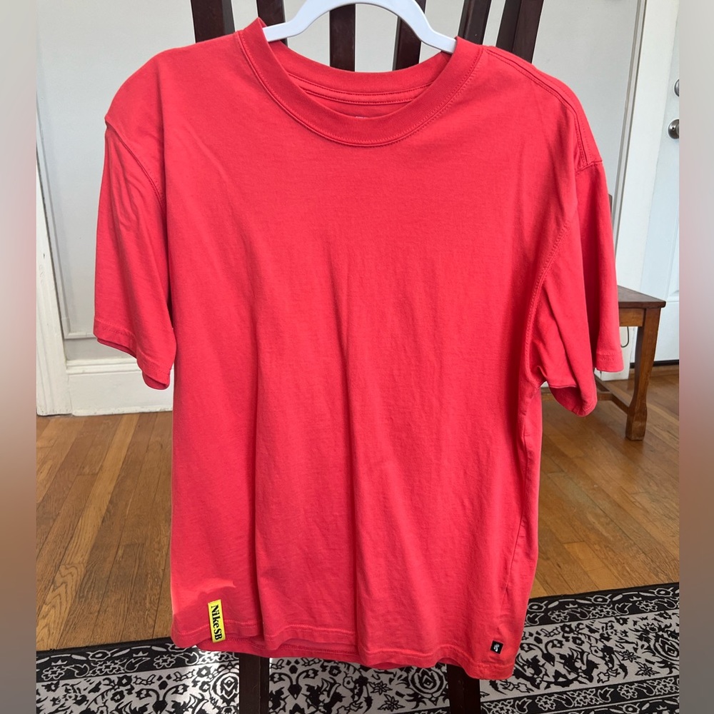 Nike SB loose fit red shirt